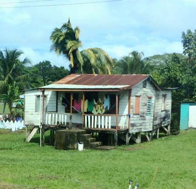 Typical Belizean house